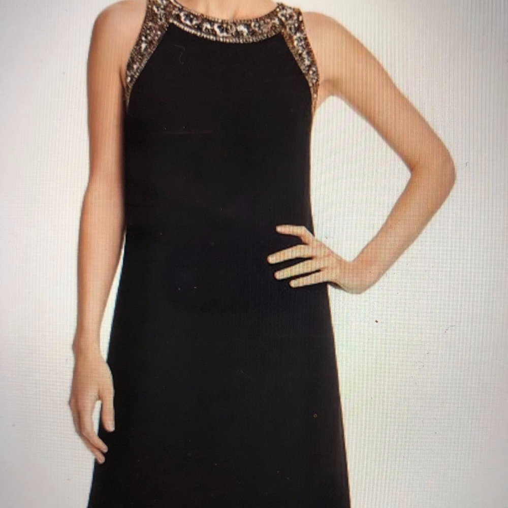 Aiden Maddox Embellished Shift Dress - Brand New